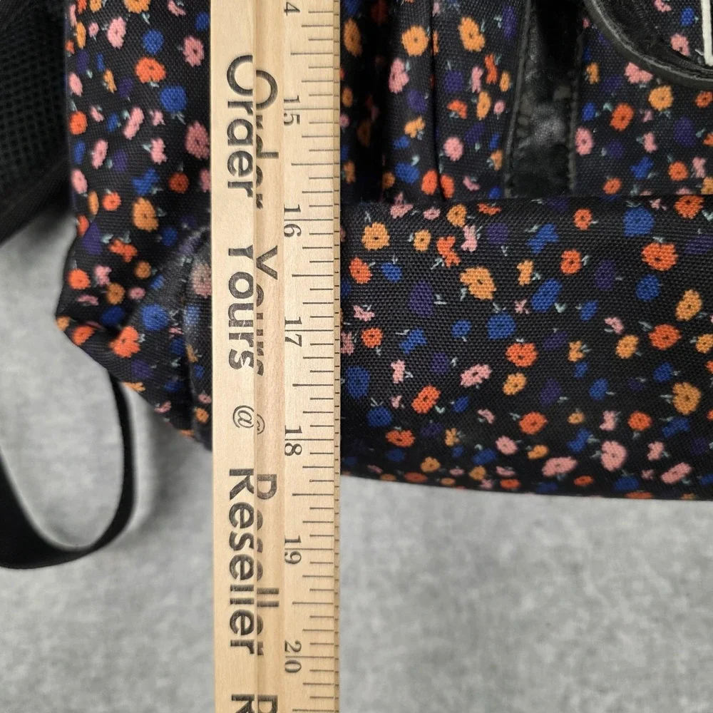 Herschel Backpack Black Floral Goth Laptop Compartment Women School Travel‎ Bag